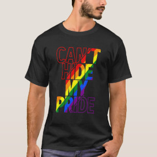 T-shirt Je ne peux pas masquer ma fierté Lgbtq Gay pride d