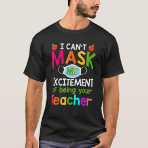 T-shirt Je ne peux pas masquer mon enthousiasme à être vot