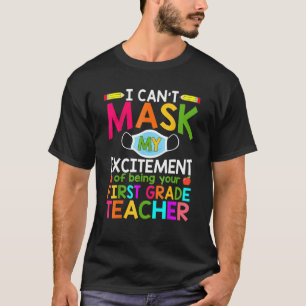 T-shirt Je ne peux pas masquer mon enthousiasme d'être vot