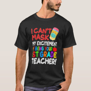 T-shirt Je ne peux pas masquer mon enthousiasme d'être vot