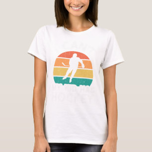 T-shirt Je ne peux pas, mon enfant a du hockey