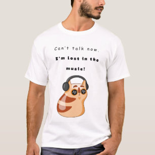 T-shirt Je ne peux pas parler maintenant. Je suis perdu da