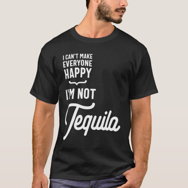 T-shirt Je ne peux pas rendre tout le monde heureux Je ne  (Devant)