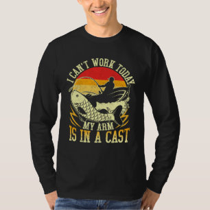 T-shirt Je ne peux pas travailler aujourd'hui, mon bras es