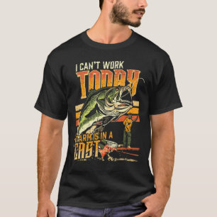 T-shirt Je ne peux pas travailler aujourd'hui mon bras est