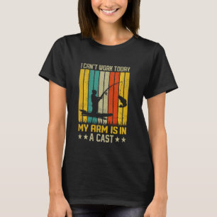 T-shirt Je ne peux pas travailler aujourd'hui parce que mo