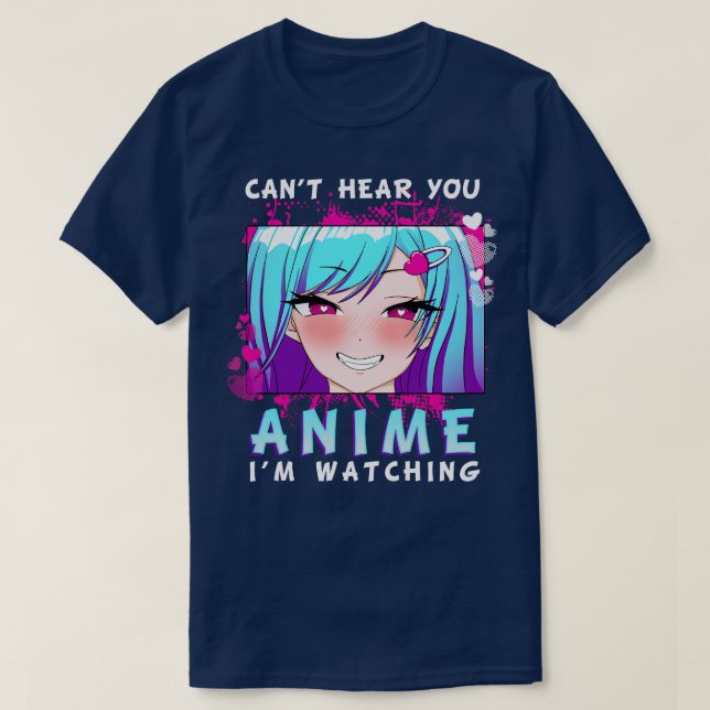 T-shirt Je ne peux pas vous entendre 4 (Design devant)