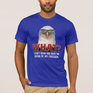 T-shirt Je ne peux pas vous entendre au-dessus du bruit de