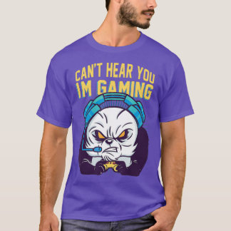 T-shirt Je Ne Peux Pas Vous Entendre Im Jeux Streamer Vidé
