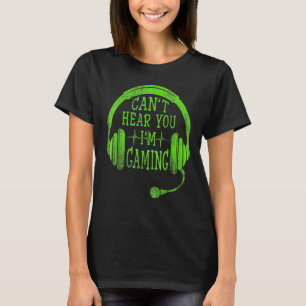 T-shirt JE NE PEUX PAS VOUS ENTENDRE JE JOUE Busy VIDEO GA