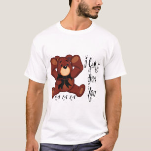 T-shirt Je ne peux pas vous entendre ours de nounours