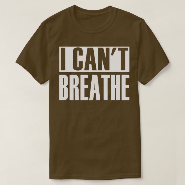 T-shirt Je Ne Peux Respirer (Design devant)