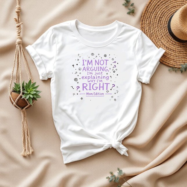 T-shirt Je ne plaide pas | Dire drôle | Humour maman (Créateur téléchargé)
