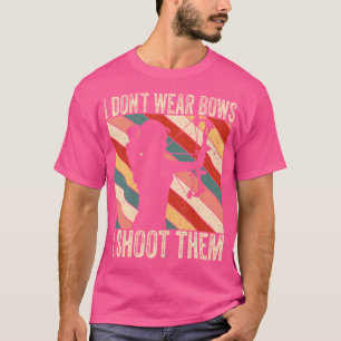 T-shirt Je Ne Porte Pas De Vaches Je Les Tire Drôle À L'Ar