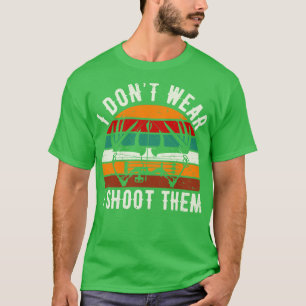 T-shirt Je Ne Porte Pas De Vaches Je Les Tire Drôle Tir À