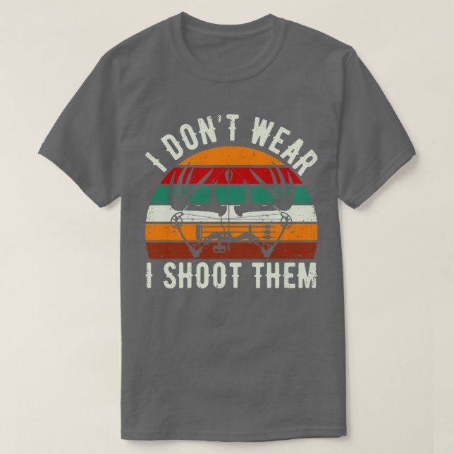 T-shirt Je Ne Porte Pas De Vaches Je Les Tire Funny Archer (Design devant)