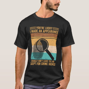 T-shirt Je Ne Quitte Pas Le Laboratoire Sauf Cr