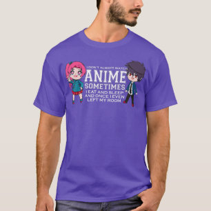 T-shirt Je ne regarde pas toujours Anime Girl, Japonaise p