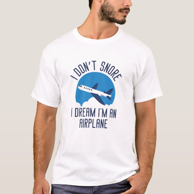 T-shirt Je ne ronfle pas (Devant)