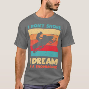 T-shirt Je ne ronfle pas, je rêve que je suis un VTT des n