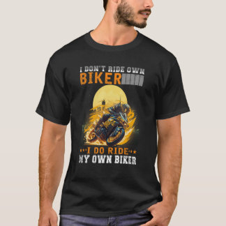 T-shirt Je ne roule pas à vélo, mais je fais du vélo à vél