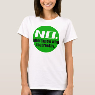 T-shirt Je ne sais pas ce qu'est ce rocher (vert)