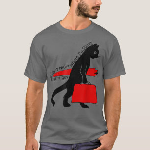 T-shirt Je Ne Sais Pas Où Je Vais Mais Je Suis Gay Drôle N
