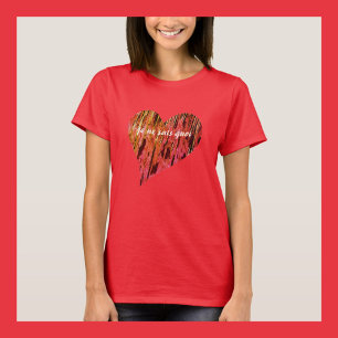 T-shirt Je Ne Sais Quoi Chemise Chic Coeur Rouge