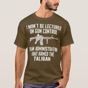 T-shirt Je Ne Serai Pas Enseigné Sur Le Contrôle Des Armes