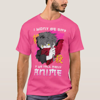 T-shirt Je ne serai pas timide si on parle d'anime I Chibi