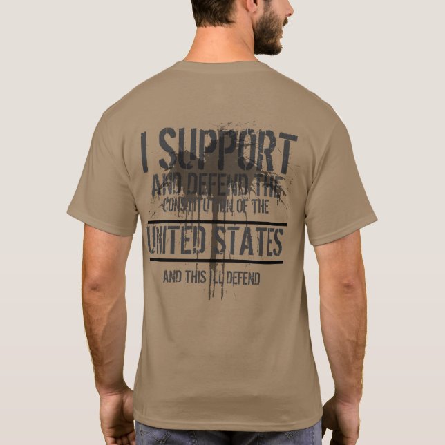 T-shirt Je ne sers aucun homme (Dos)