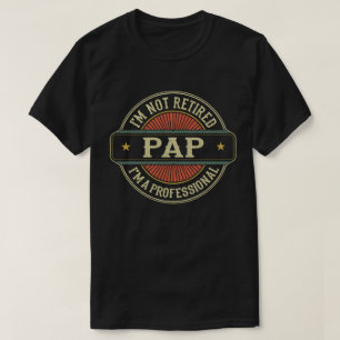 T-shirt Je ne suis pas à la retraite, je suis un grand-pèr
