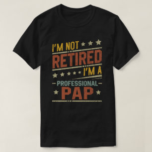 T-shirt Je ne suis pas à la retraite, je suis un grand-pèr
