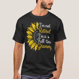 T-SHIRT JE NE SUIS PAS À LA RETRAITE JE SUIS UNE GRAMMY À