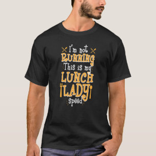 T-shirt Je Ne Suis Pas À La Tête De Mon Déjeuner Lady Spee