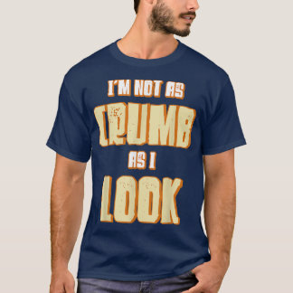 T-shirt Je ne suis pas aussi crumb que je regarde boulange