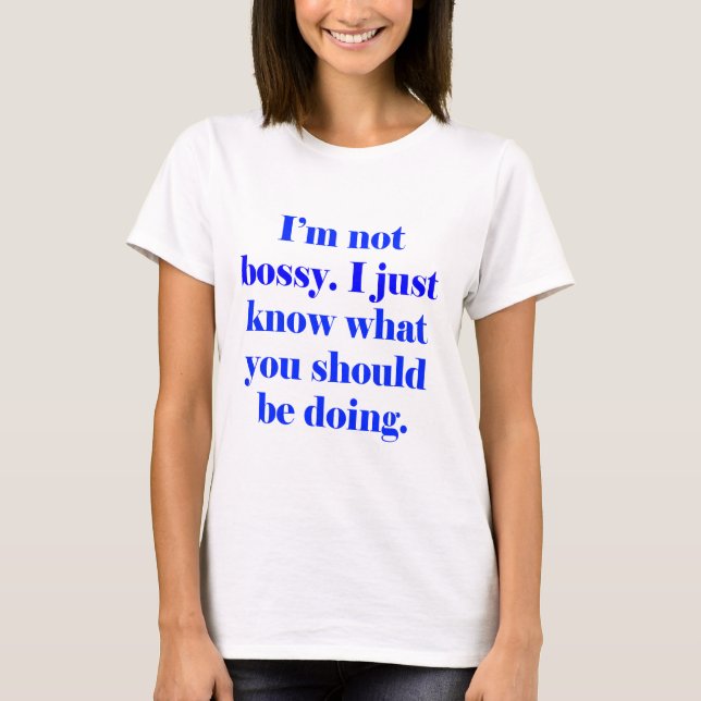 T-shirt Je ne suis pas autoritaire (Devant)