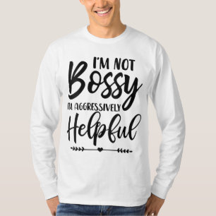 T-shirt Je ne suis pas autoritaire Je suis agressivement u