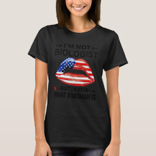 T-shirt Je ne suis pas biologiste, mais je sais ce qu'est