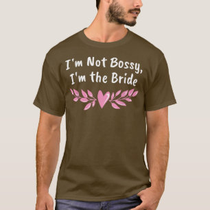 T-shirt Je ne suis pas Bossy Je suis l'épouse drôle Femme