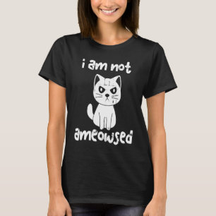 T-shirt Je Ne Suis Pas Connu Maigre Chaton Et Chat