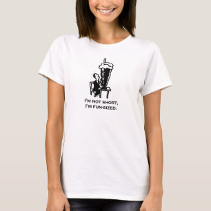 T-shirt Je ne suis pas court je suis amusement classé