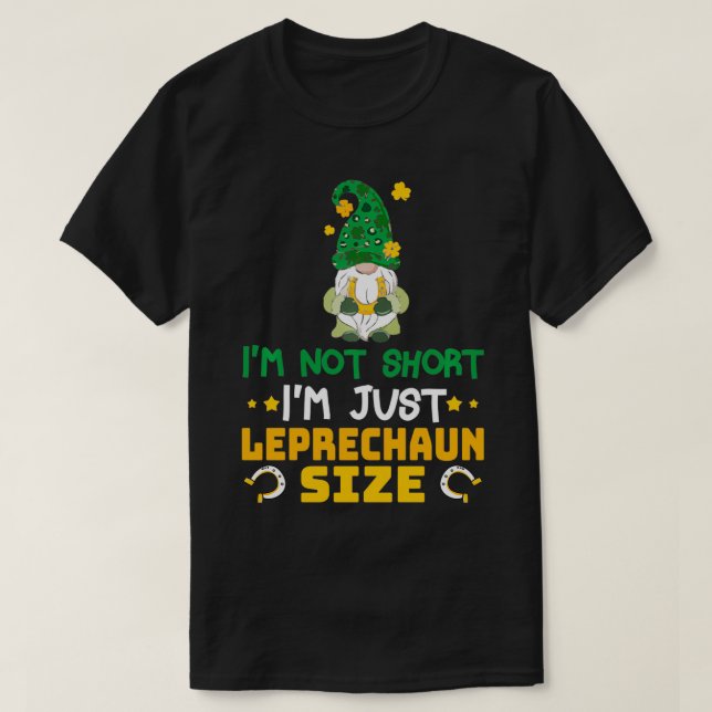 T-shirt Je Ne Suis Pas Courte Taille Im Drôle Femmes 7 (Design devant)