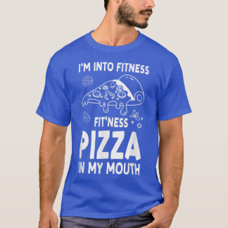 T-shirt Je Ne Suis Pas Dans Fitness Fitness Pizza Dans Ma