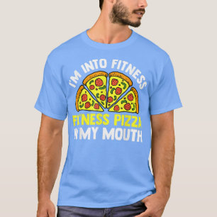 T-shirt Je ne suis pas dans la forme Fitness Pizza dans ma