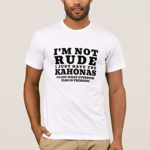 T-shirt Je ne suis pas de la lettre brute Print Hommes's F