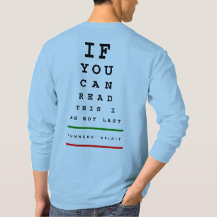 T-shirt Je ne suis pas Dernier d'yeux - LS Sport-Tek Runni