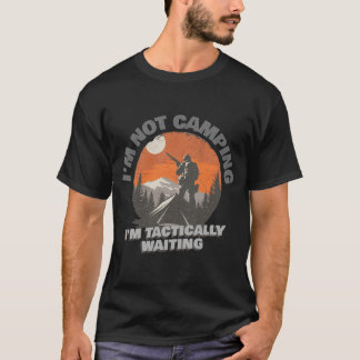 T-shirt Je ne suis pas en Camping