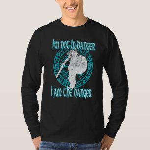 T-shirt Je ne suis pas en danger sur le bouclier Danger Ma