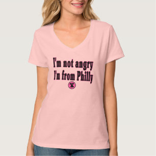 T-shirt Je ne suis pas fâché je suis de Philly